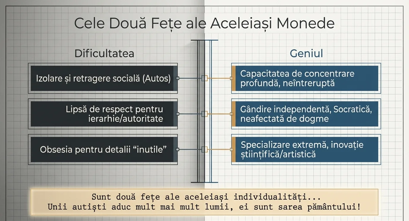 Cele Doua Fete ale Aceleiasi Monede — dificultatea si geniul, inseparabile
