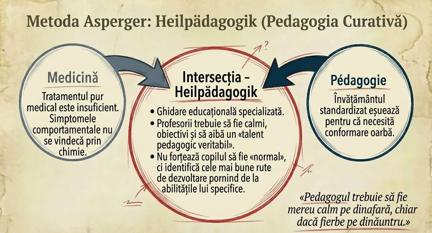 Metoda Asperger: Heilpadagogik (Pedagogia Curativa) — intersectia dintre medicina si pedagogie