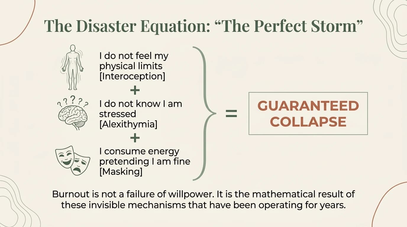 The Equation of Disaster — the perfect storm of neurodivergent burnout