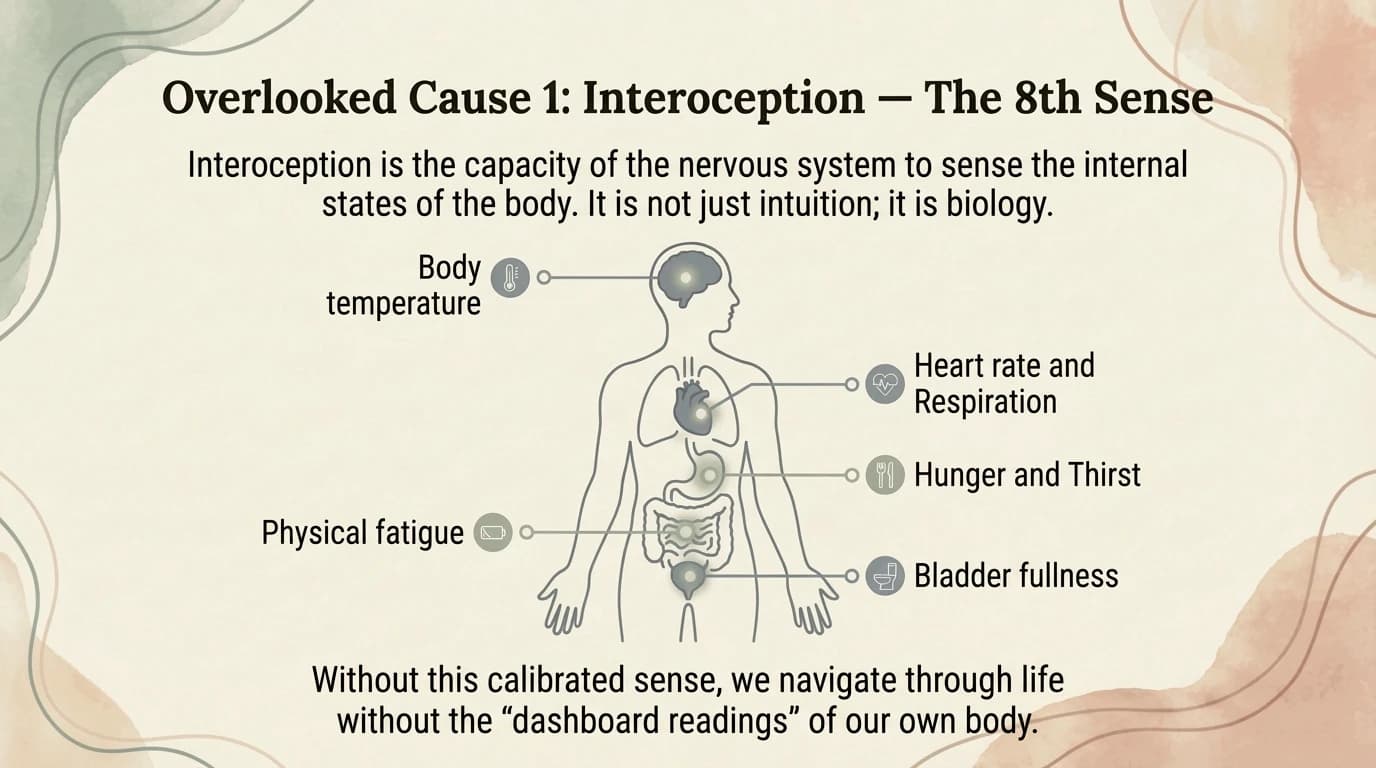 Interoception — the 8th sense and its role in neurodivergent burnout