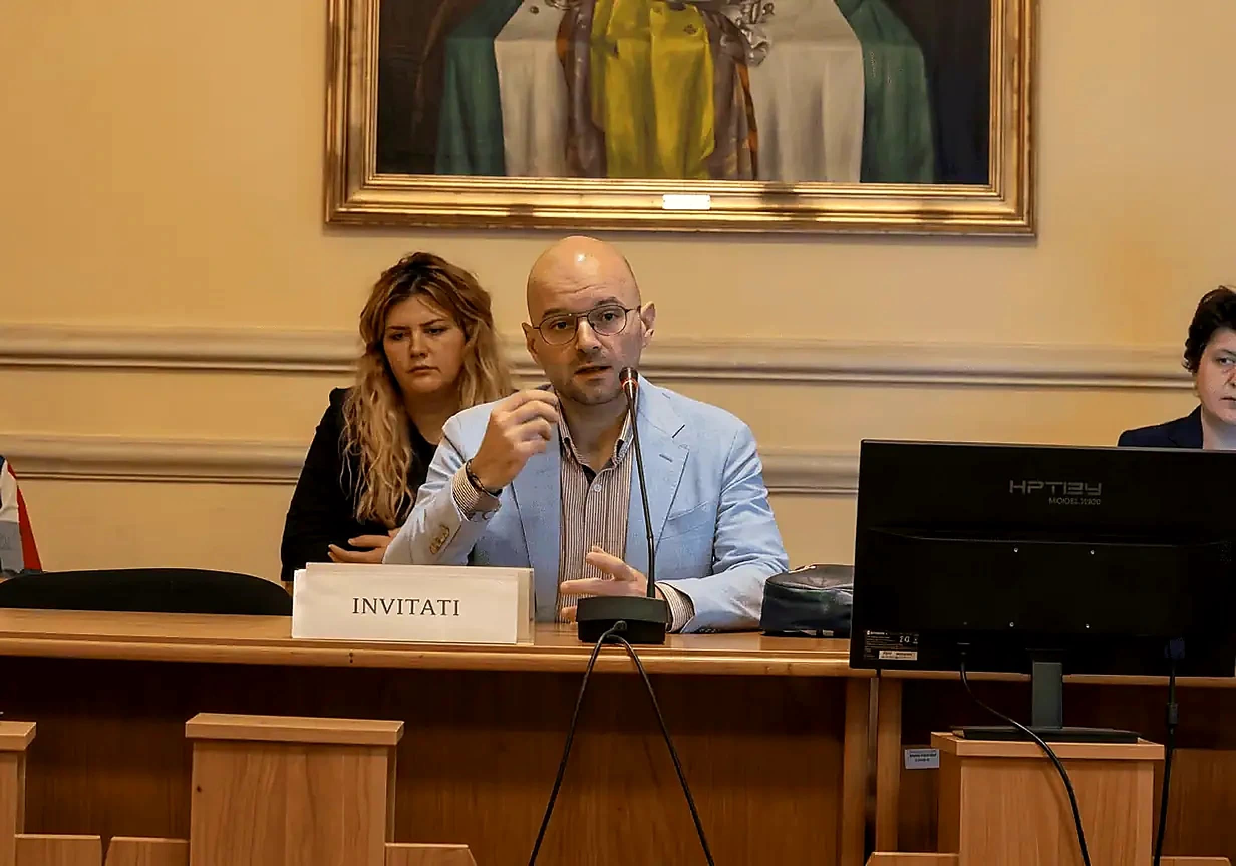 Health Commission session, Romanian Parliament, 2023 — medical cannabis presentation