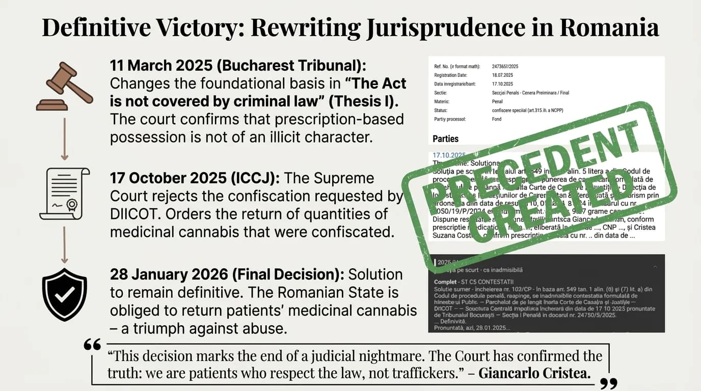 The definitive victory timeline: V1, V2, V3 in order, with dates and courts for each
