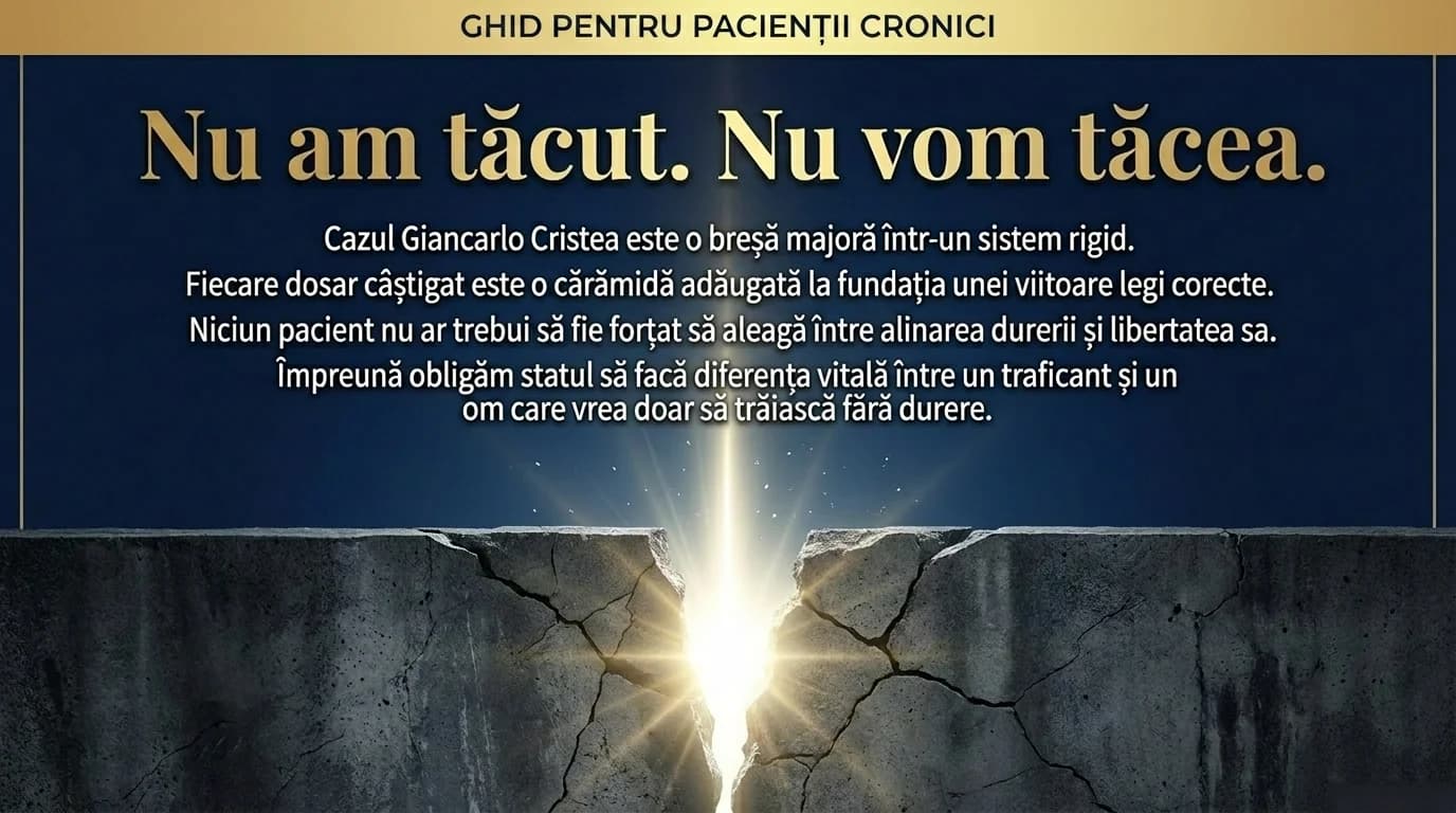 Nu am tăcut: de la Westminster la Parlamentul României — vocea pacientului