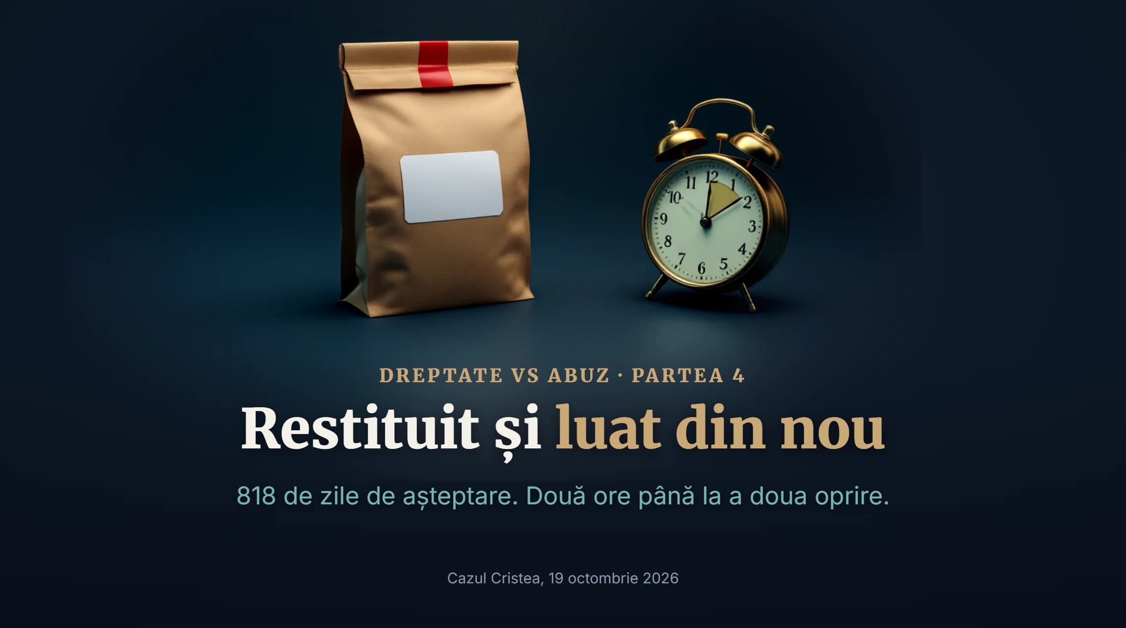 Dreptate vs Abuz — Partea 4: Restituit și luat din nou