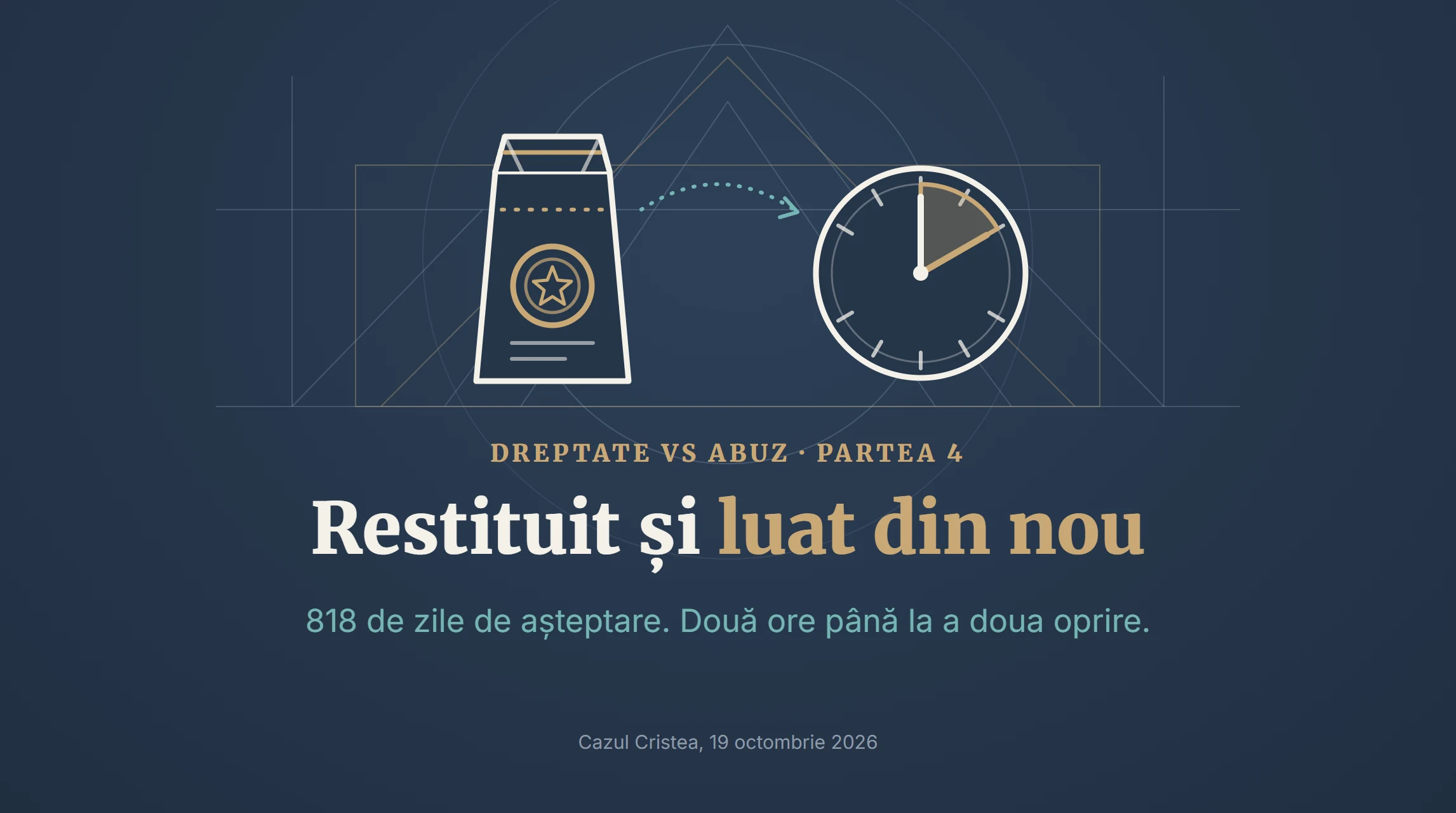 Dreptate vs Abuz — Partea 4: Restituit și luat din nou