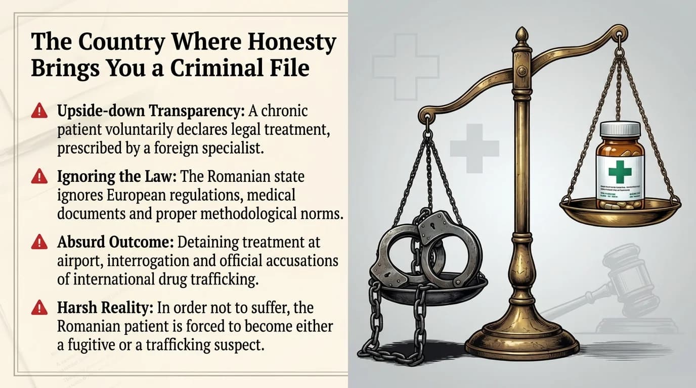 The real cost: comparative infographic Romania vs UK for treatment access