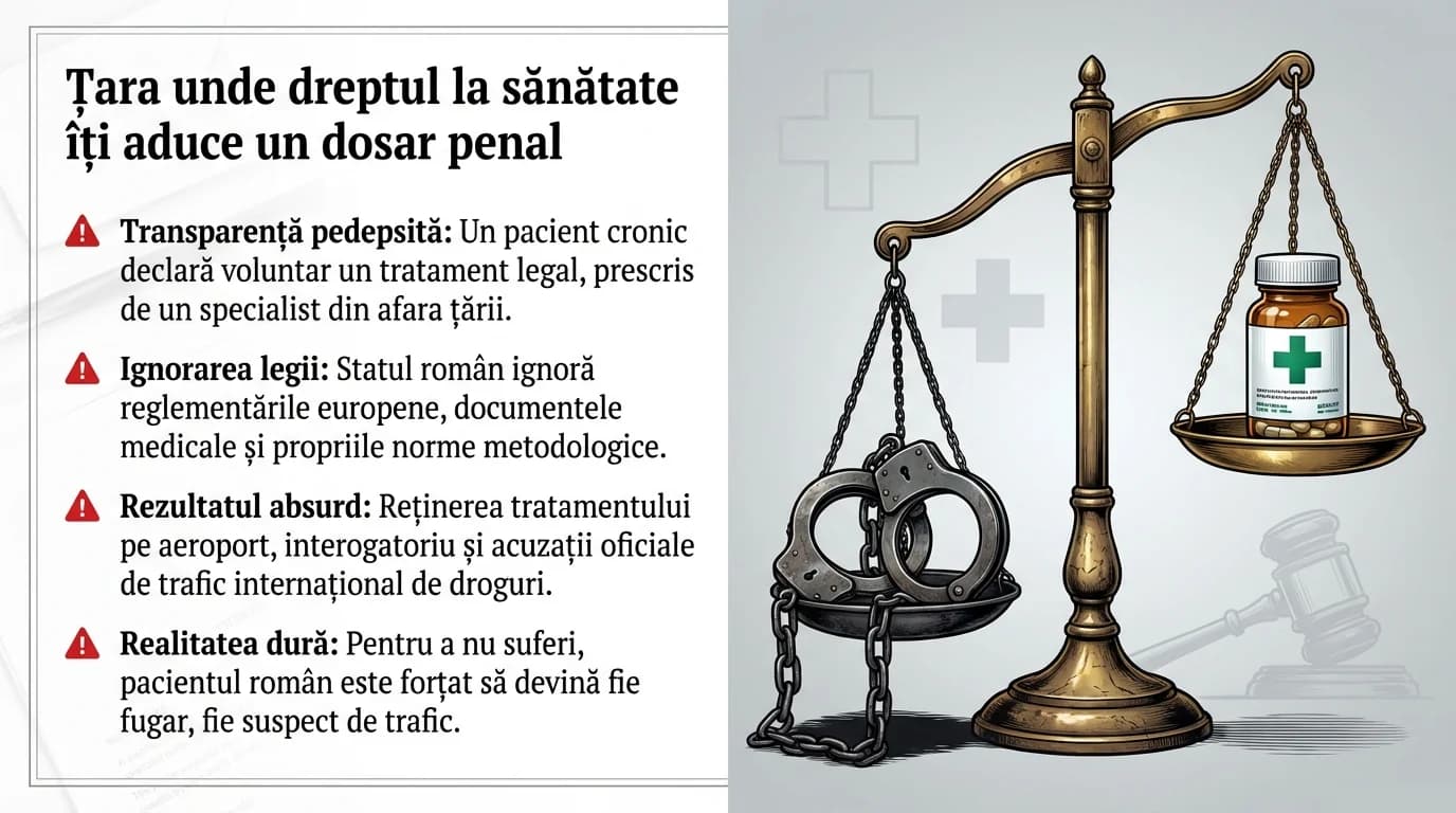 Costurile reale: infografic comparativ România vs UK pentru accesul la tratament
