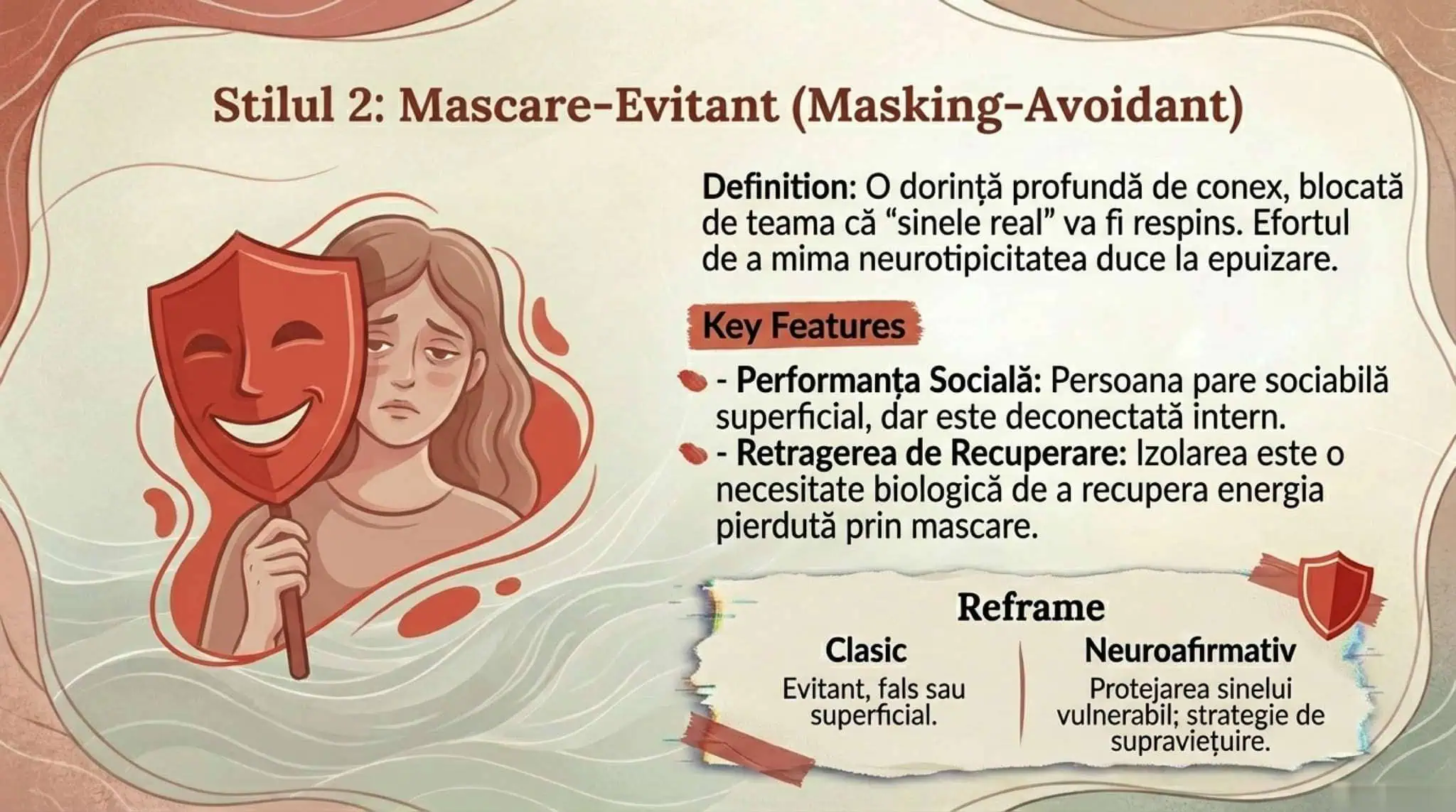 Stilul 2: Mascare-Evitant