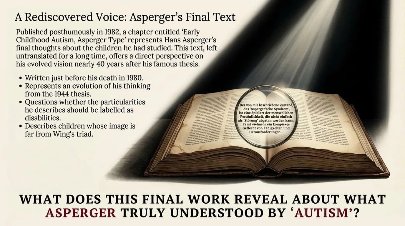 The lost vision: what Asperger saw and what we chose to forget