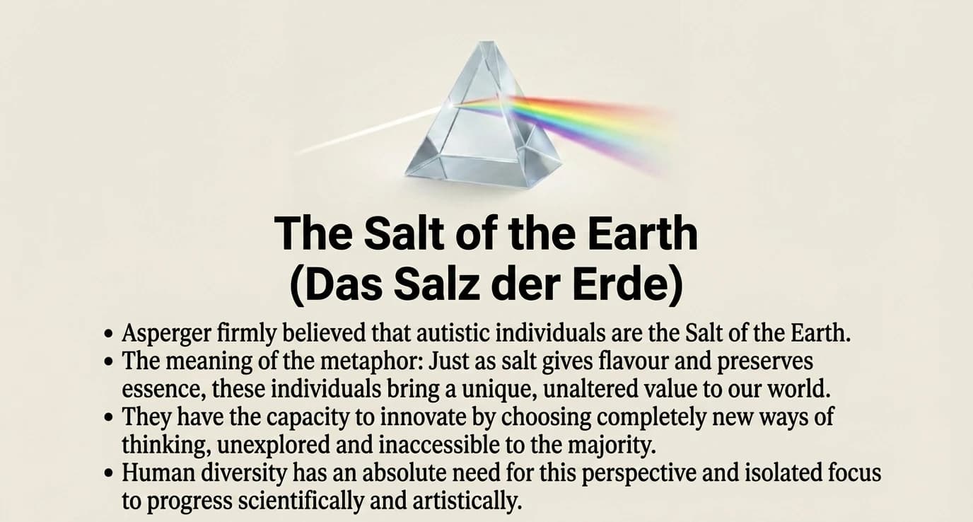The Salt of the Earth — Asperger's original German quote with English translation