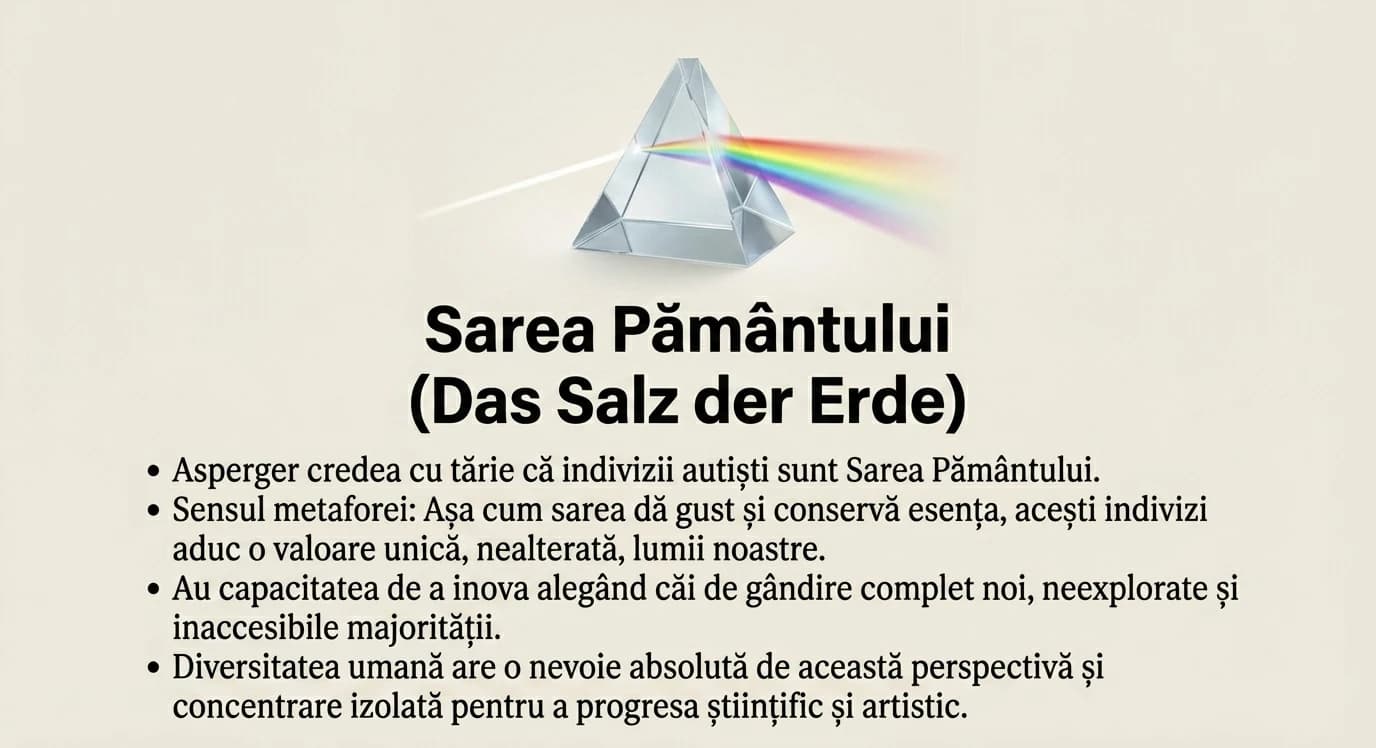 Sarea Pământului — citatul original german al lui Asperger cu traducerea în română