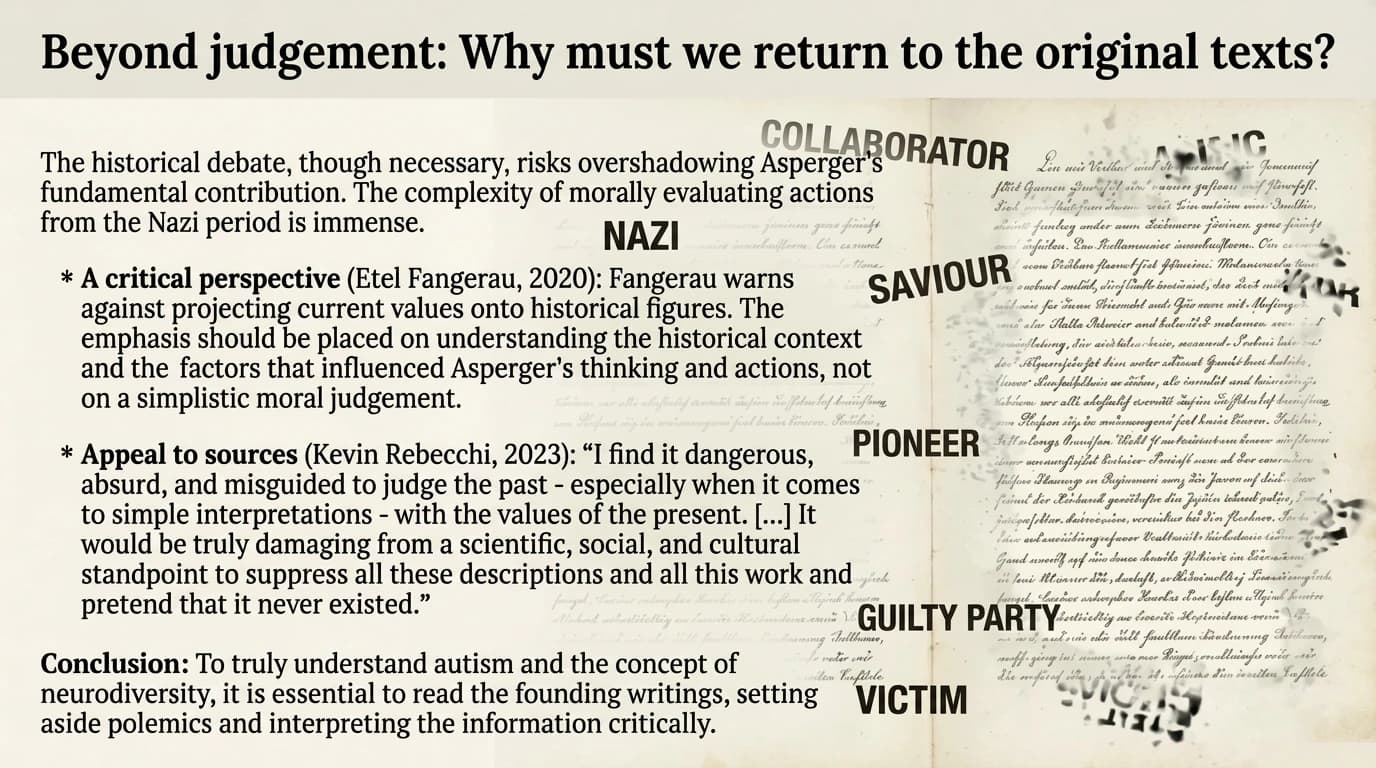 Why return to original texts? — Fangerau and Rebecchi, background with overlapping labels