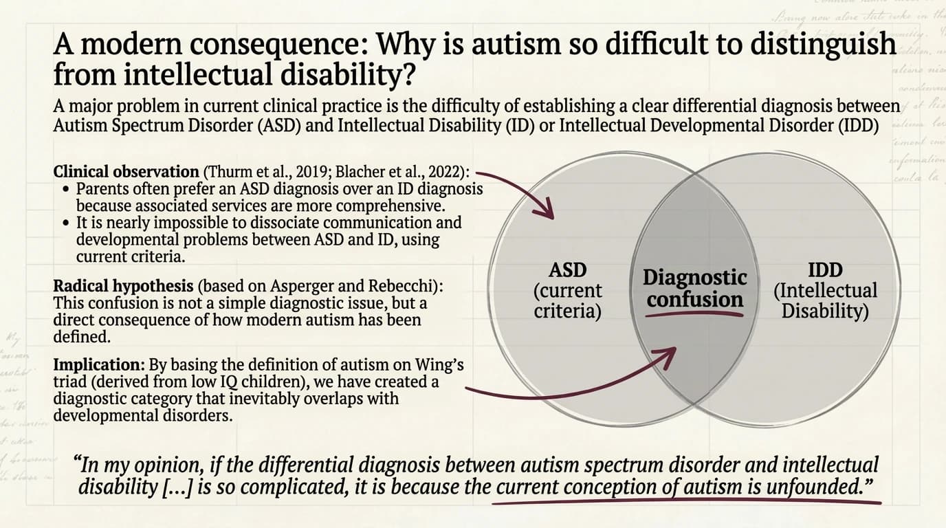 Why is autism hard to distinguish from intellectual disability? — ASD/ID Venn diagram