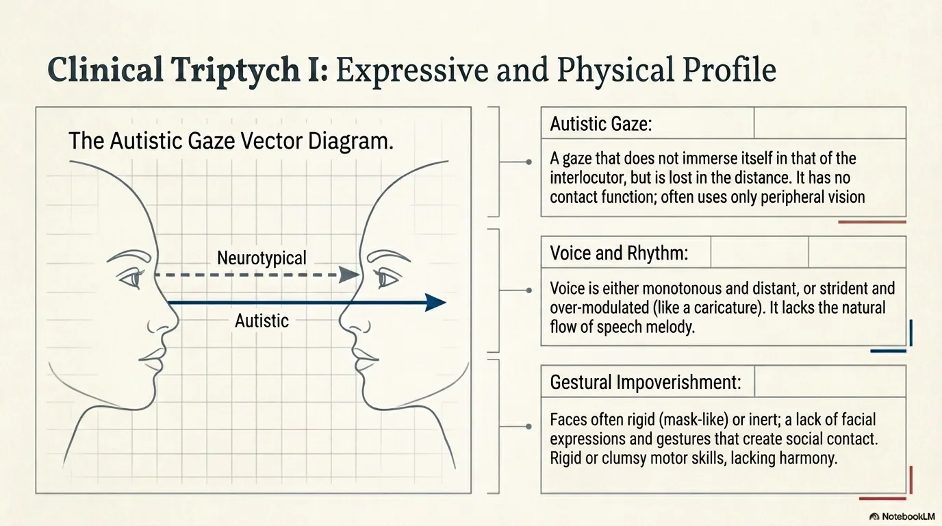 Eye contact in autism: the gaze that passes through — not absent, but oriented differently